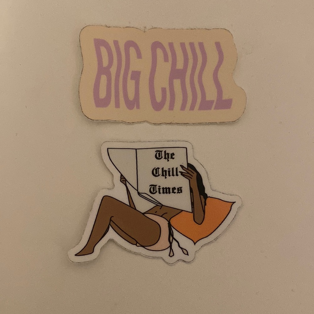Big chill NYC Chill house inspired stickers